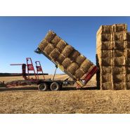 Remorque agricole Stackpro7200 avec système de déchargement hydraulique