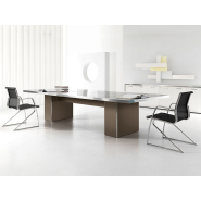 Table de réunion design épuré et élégant - WING et WING GLAMOUR - personnalisable avec finitions variées_3