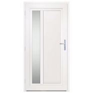 Vidaxl porte d'entrée anthracite 98x200 cm pvc 3157100_3