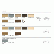 Bureau individuel réglable en hauteur - MDD - Alu, Blanc, 80 x 60 cm_3