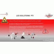 Solution de gestion des alarmes pti pour les agents mobiles sur site