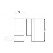 Poubelle publique Start 03.044.Sc - Zano - acier au carbone - durable et moderne_3