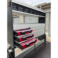 Module Atelier 3,5T PREMIUM - 1 étagère de stockage -  5 tiroirs -  2 rayonnages pour box de stockage_3