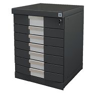 Armoire d'atelier avec tiroirs - Structure robuste en acier, plateau anti-rayures et système anti-basculement_3