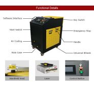 Décapeur laser fiable pour nettoyage de moules et revêtements complexes