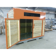 Système de collecte pour cartons avec trappes simples ou doubles