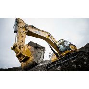 Godet d'excavation à usage normal avec lame de nivellement - caterpillar finance france - 1 500 mm (59 in) - poids 1156 kg_3