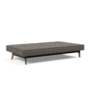 Innovation Living - Canapé convertible Splitback EIK 115x200 cm - Chêne fumé - Tissu Flashtex Dark Grey_3