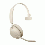 Jabra Evolve2 65 Casque Sans fil Arceau Bureau/Centre d'appels USB Type-A Bluetooth Beige_3