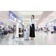 Robot de service doté de fonctions de détection et de reconnaissance des foules