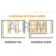 Base mobile Pour le déplacement de rayonnages de moyennes dimensions - OPTIM'ROLL_3