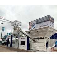 Eba 1250 centrale à béton - Frumecar - 60 m³/h - avec malaxeur à béton double essieu FTS 1875/1250 et cabine de commande climatisée_3