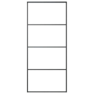 Vidaxl porte coulissante avec kit de quincaillerie 90x205 cm verre esg 3152147_3