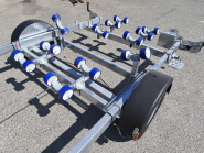 Porte bateau multi-rouleaux GALAXY - GE13 - PTAC : 1350Kg - 1 essieu - Sun Way - Reference -FOURGON_C500_ALU_3
