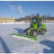 A37346 - Lames à neige avant pour patinoires - Largeur 3000 mm, rotation hydraulique +/- 30°_3
