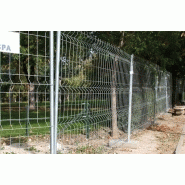 Clôtures mobiles à 2 tubes - Dimensions 3,50 m x 1,90 m - Galvanisées - Paquet de 55 panneaux_3