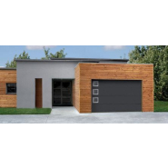 Porte de garage sectionnelle anti-effraction adaptée aux maisons individuelles et immeubles collectifs - Modèle personnalisable