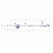 6m30-2M20 -1X 1500 kg 1500 kg - VLEMMIX - Remorque Porte-Bateau_3
