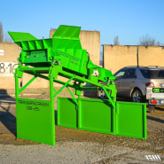 Crible stationnaire DB25 - pliable et transportable, rendement 7-25T/h, 580kg_3