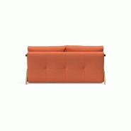 INNOVATION LIVING  CANAPÉ DESIGN CUBED WOOD 02 CONVERTIBLE LIT 200*160 CM TISSU ROUILLE ARGUS_3
