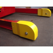 Grue d'atelier - Flowserve - capacité 4,5 tonnes/mètre - déplacement motorisé - levage manuel avec pompe d'approche_3