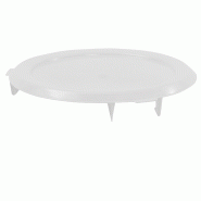 Couvercle plat pour conteneur alimentaire HACCP 75L Gilac - Blanc_3