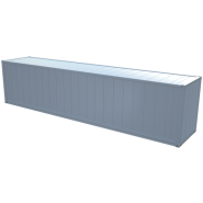 Conteneur isotherme  40 pieds ISO sans Groupe Froid - 12.00m - 69m3 - idéal pour le stockage de produits alimentaires, industriels ou chimiques_3