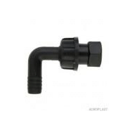 Raccord droit cannelé avec écrou - filetage M20x1,5 ou G ½” - référence : puap24lb_3