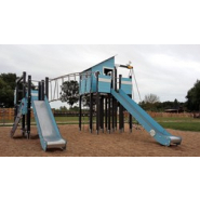 Jeu modulable en forme de cabanes de pêche/carrelet