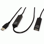 VALUE Prolongation active USB 2.0 avec Repeater, noir, 30 m_3