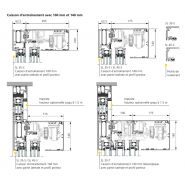 Porte coulissante avec verrouillage multipoints intégré FLUVERI