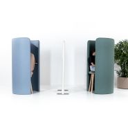 Cabine acoustique - Poste de travail et téléphonique pour bureaux ouverts - Feutre insonorisant personnalisable_3