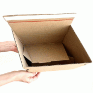 Caisse à fond automatique plat et bande adhésive - 180004 – 16 x 13 x 7 cm_3