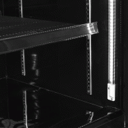 Vitrine réfrigérée noire Atom Maxi C3DBB - 3 portes  TEFCOLD_3