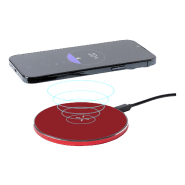 Chargeur sans fil rapide 15W - boîtier en aluminium recyclé - câble USB inclus - couleur rouge_3