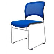 CH-S 1855 - Chaises empilables en maille - Dimensions : L 520 x P 560 x H 830 mm - Idéales pour conférences et espaces publics_3
