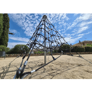 Filet tridimensionnel Metric 2,5 JPVRM25 - Structure en métal et corde anti-vandalisme_3