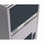 Machine à glaçons pleins 29kg/24h réserve 9kg condenseur air pompe de vidange Brema_3