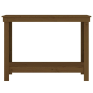 Vidaxl banc de travail marron miel 110x50x80 cm bois de pin massif 822504_3