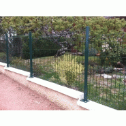 Clôtures grillagées - panneaux vert RAL 6005 - Panneaux Soudés Plastifiés sur fils Galvanisés_3