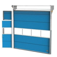 Solution de porte industrielle sans contrainte de rails