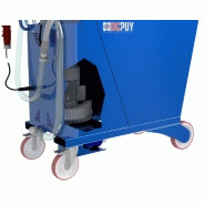 Aspirateur industriel huile et copeaux - Oilvac 200T triphasé 3 kW - Réservoirs 200L/30L_3