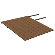Vidaxl panneaux de terrasse et accessoires wpc marron/gris 16 m² 2,2 m 3070464_3