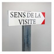 Pa0131 - Panneau d'enseigne alu plié pour poteaux - Sigma Signalisation - Ht 300mm x Lg 600mm_3