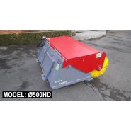 Balayeuse couvercle ouvert renforcée - Attec - moteur et système d'entraînement intégrés pour usage intensif_3