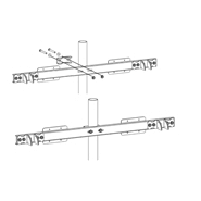 Support de fixation inclinable Uniteck pour panneau solaire 50W - acier galvanisé, angle réglable 0°-90°, fabriqué en France_3
