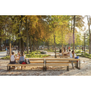 Banc élégant, durable et intemporel - PROMENADES - Husson international_3
