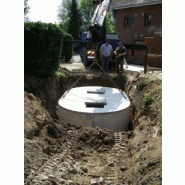 Cuve à eau en béton : 15000 litres