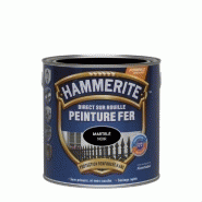 Peinture fer extérieur - Direct sur rouille - HAMMERITE noir martelé - 2.5 L - Protection et décoration_3