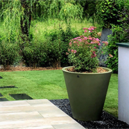 Pot rond sans rebord - URBAN VASE - Polyéthylène recyclable, 21 coloris, différentes dimensions disponibles_3